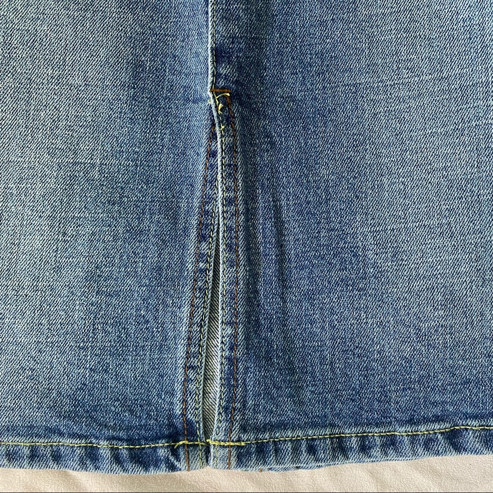 🌈Moto Denim Split Skirt - Picture 16 of 16